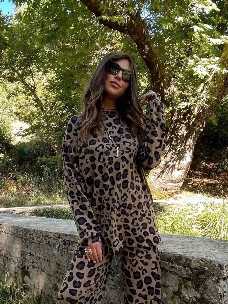 Μπλούζα Πλεκτή Λεοπάρ Prive