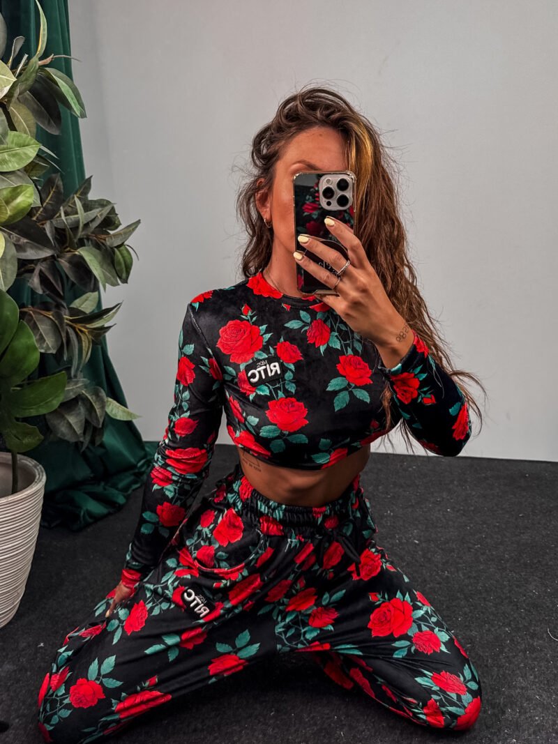 Βελουτέ Σετ Nina Rose Print