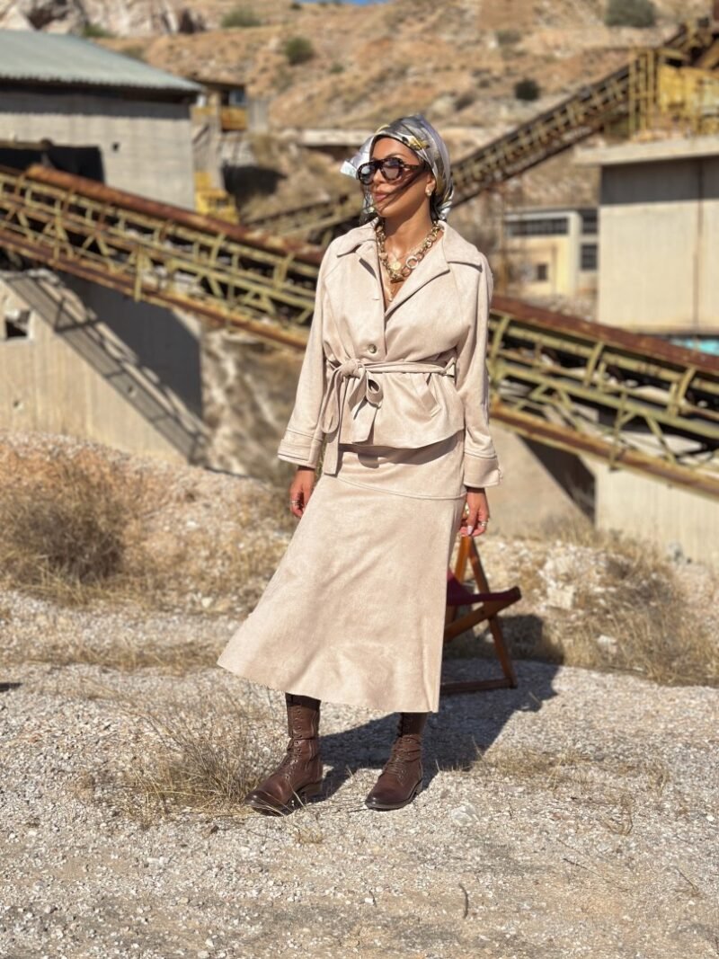 Φούστα Suede