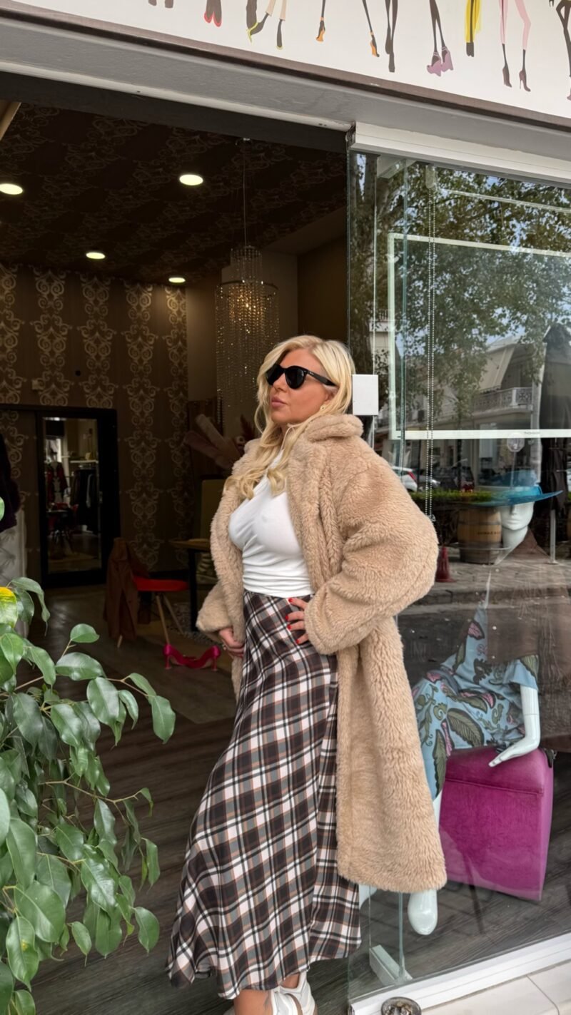 Μακρύ Teddy Παλτό