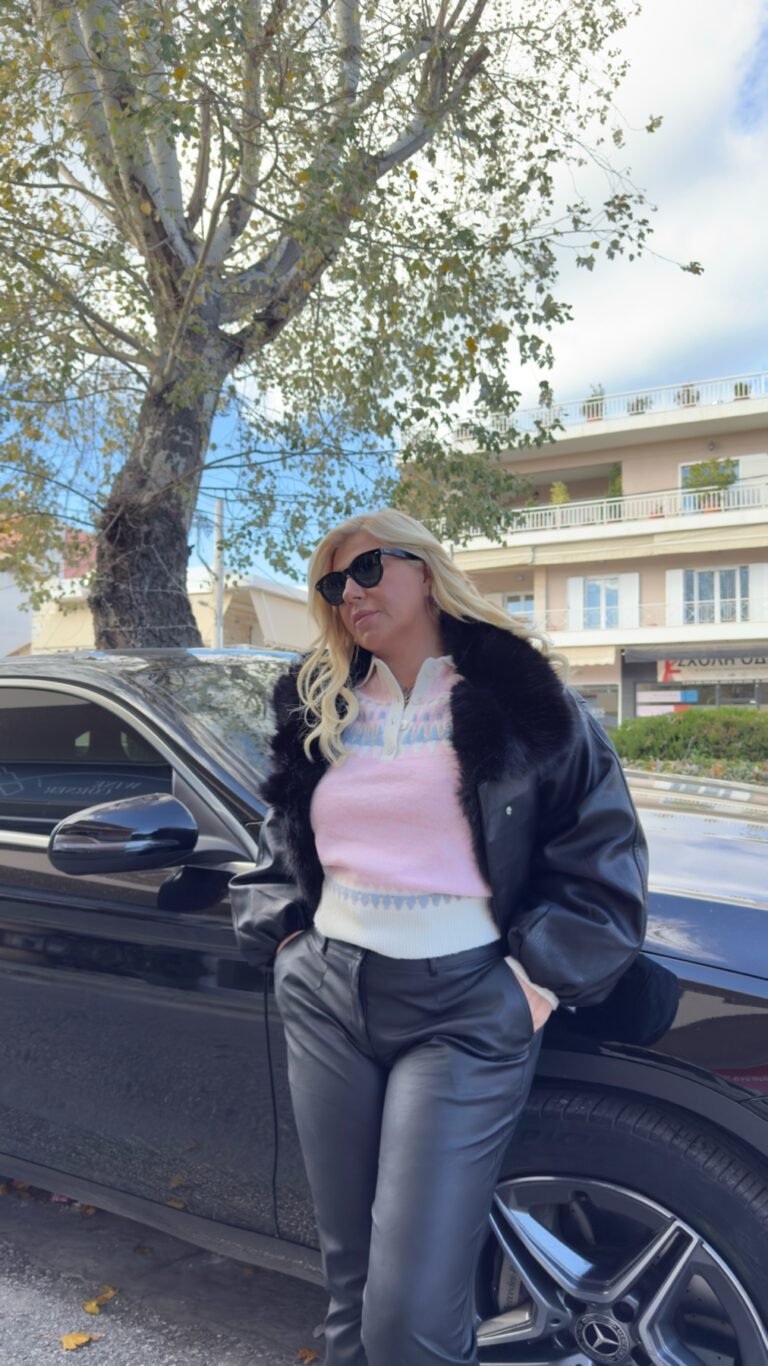 Πλεκτό Πουλόβερ με Pastel Σχέδιο