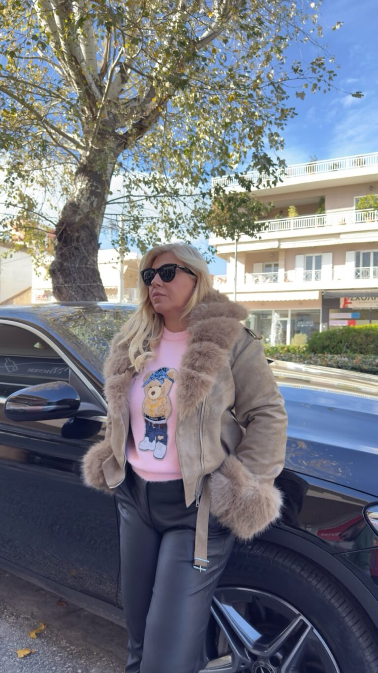 Jacket με Fur Λεπτομέρειες